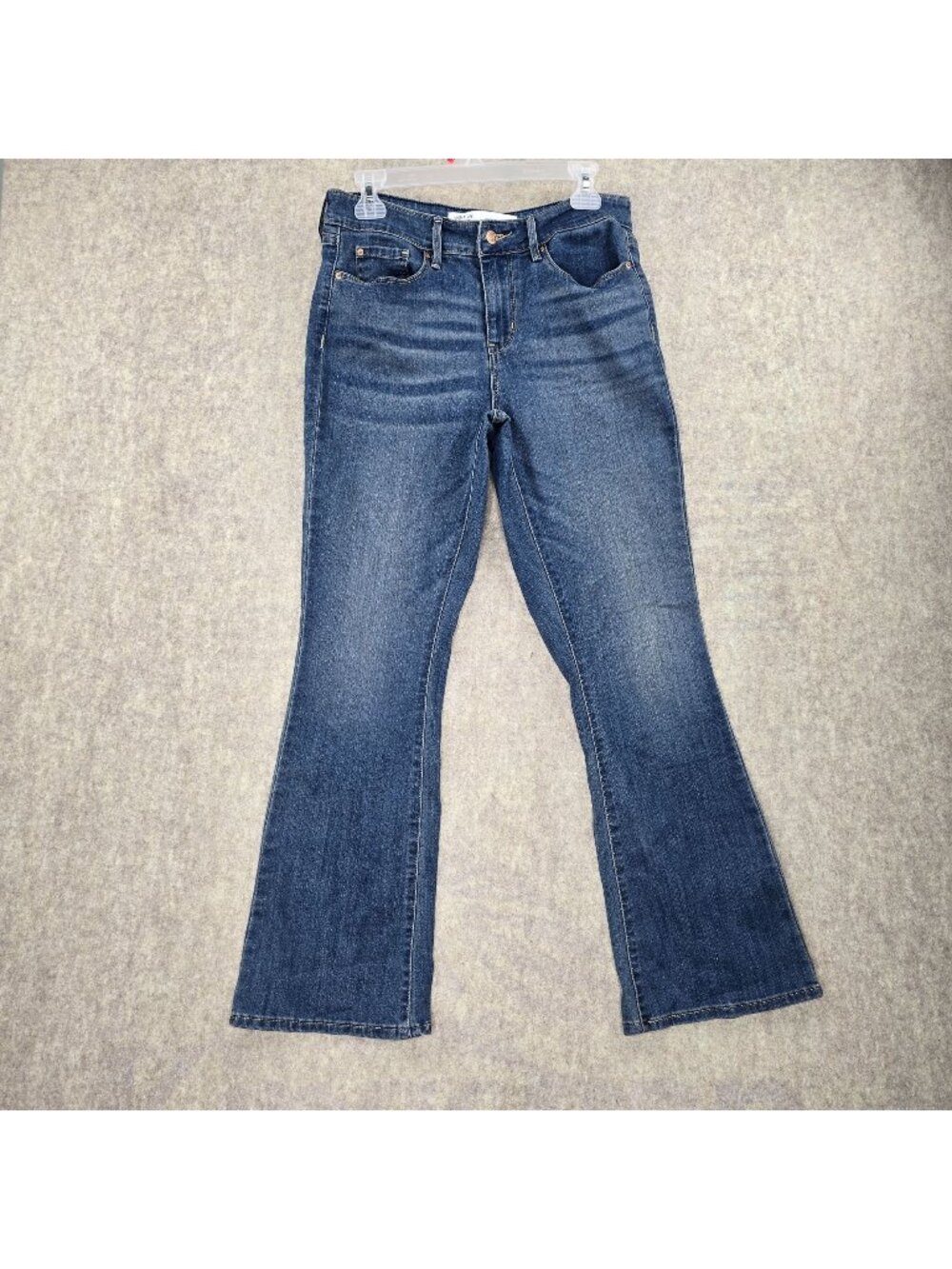 Signature By Levi Strauss Mid Rise Bootcut Jeans Blue Denim W29 L30 Cotton Blend